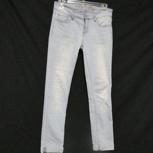 WAX JEAN damaged / destroyed look faded blue denim, size 5 BNWOT